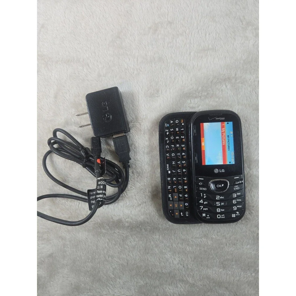 LG Cosmos 2 VN251 Verizon Slide QWERTY Keyboard Phone Tested Working Battery